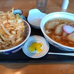 ウエスト - かき揚げ丼セット(丸天トッピング)