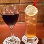 旬菜食卓 びすとろ KAZU - 赤ワインとラムパイナップルカクテル