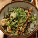 蕎麦の実 - ミニうなぎ天まぶし丼