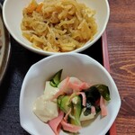 おとも苑 食堂 - リラックスできる二皿