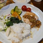 キッチン ブルー グローブ - みたびワンプレート