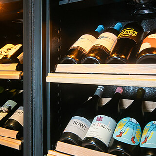 北海道ワインや世界のワインをはじめ、贅沢な1杯で酔いしれる