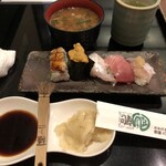 えんどう寿司 京橋店 - 鰻？穴子？雲丹、鯛、トロ、鯵？