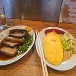 英洋軒 姫路駅前店 - 焼き豚とオムレツ