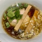 食煅 もみじ - つけそば　スープ