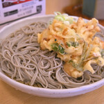 がんぎ - かき揚げそば(冷)＠税込570円