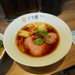 麺処ぐり虎 名古屋栄 - 雲呑黒トリュフ香る醤油そば