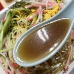 すずや食堂 - 酸味抑えめ冷やし中華スープ