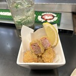 木内酒造1823 - 厚切りハムカツ