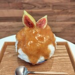 のえる - いちじくかき氷