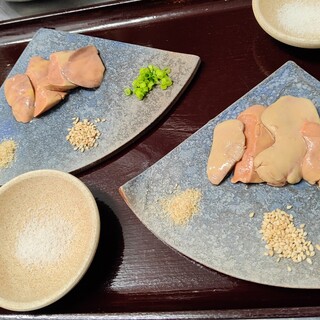 地鶏白レバー
