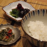 割烹さいお - お供はじゃこ万願寺