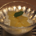 割烹さいお - 豆乳ムース