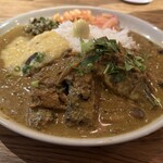 ハルダモンカレー - さんまココナツカレー（ごはん少な目）