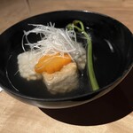 圓谷 - 椀物 　鮎並と蕨のお椀