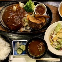 スギモト 本店 - 和牛ハンバーグ＆サイコロステーキ