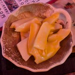 餃子の店 華 - メンマ　ラー油漬け¥430