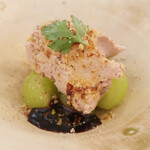 il tram - 鶏白レバーとシャインマスカット