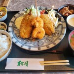 松月 - ミックスフライ定食