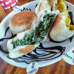 いろは堂 - 焼き立ておやきカット