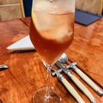 リストランテ ハラシマ - 爽やかなカシスソーダ