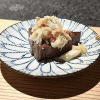 日本焼肉はせ川 別亭 銀座店 - 和牛:近江牛フィレ-毛ガニ-