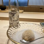 鮨 まつうら - デザート(黒糖シャーベット)+タイムマシン