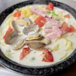 魔法のパスタ - クラムチャウダークリーム