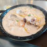 魔法のパスタ - 海鮮明太レモンクリーム