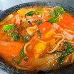 魔法のパスタ - いろどりトマト