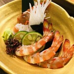 割烹 Kugi - 車海老の刺身