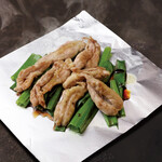 錦わらい - 九条ねぎとせせりの鉄板焼き