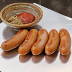 錦わらい - 粗びきポークウインナー
