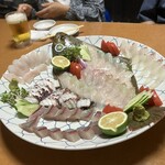 しゅうちゃん - 6人で行きましたが、身の厚い新鮮な大皿が！！