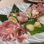 地鶏もも焼き 鳥刺し とりさくせす - 