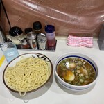 所沢 大勝軒 - あつもり並　味玉追加　1.000円