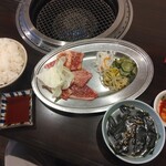 厚東川焼肉レストラン - 厚東川定食1430円(2024.8.12)