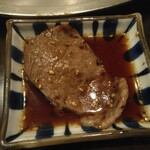 厚東川焼肉レストラン - 厚東川定食1430円の上カルビ、別の部位(2024.8.12)
