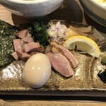 鴨出汁中華蕎麦 麺屋yoshiki - 「鴨クリーミーつけ蕎麦（塩）」