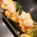 大阪産料理 空 - 鱧の天ぷら