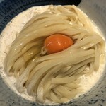 鴨出汁中華蕎麦 麺屋yoshiki - 「鴨クリーミーつけ蕎麦（塩）」