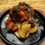 グリルTALO - グリルセットのハンバーグ170g w/ラタトゥイユソース❗️