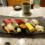 鮨tro気仙 - おまかせ10貫とたまご