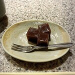 鮨tro気仙 - デザートの水羊羹