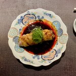 Ji-Cube - 蒸し茄子のガーリックソース