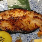 竹八 - 銀だら粕漬焼のクローズアップ