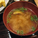 竹八 - 定食の味噌汁