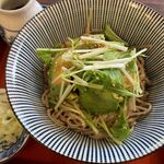 さか本 そば店 - 24年4月アボカド酢味噌そば