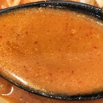 蒙古タンメン中本 - つけ五目のスープ