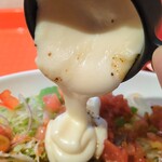 豊見城タコライス - ラクレットチーズ♪